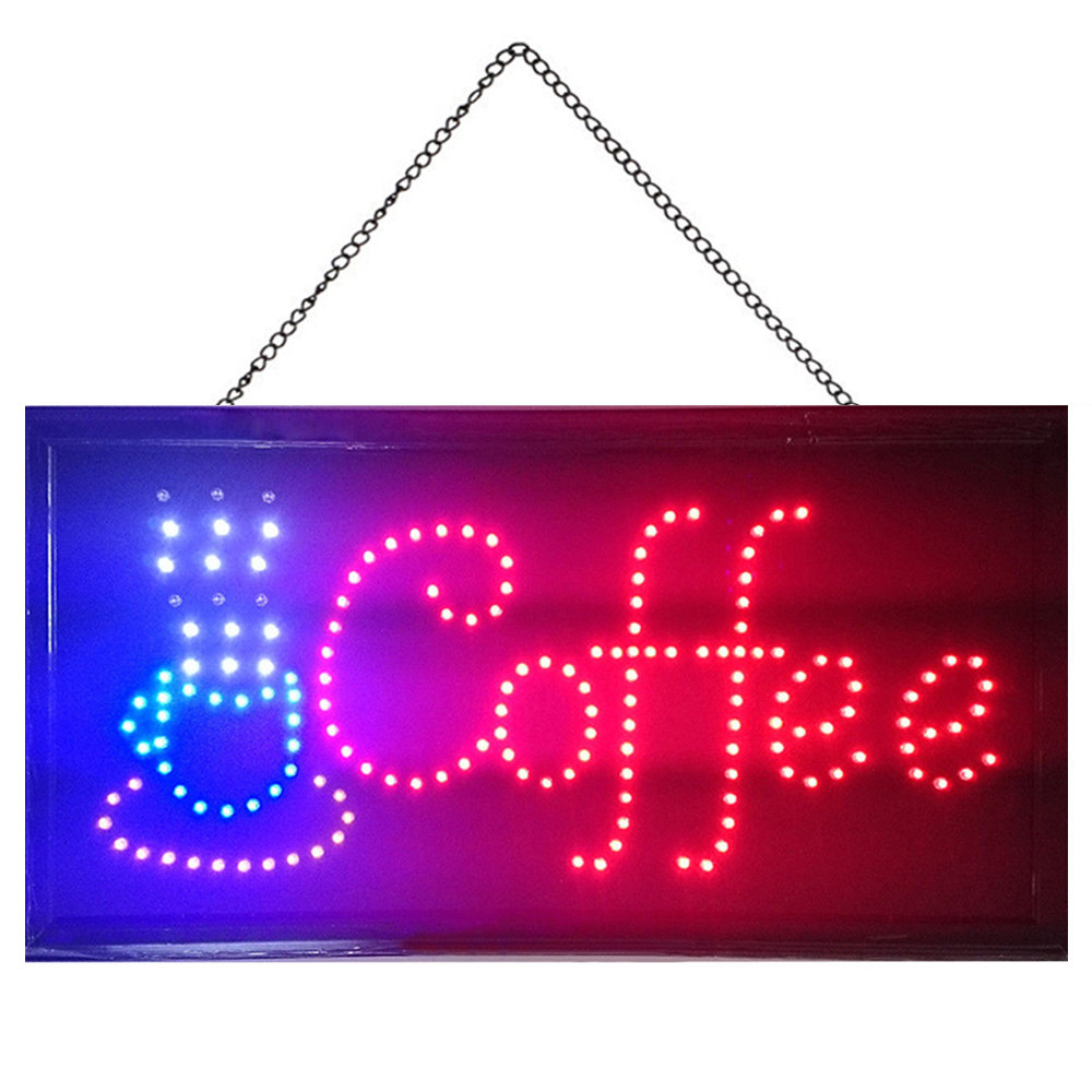 LED Neon Light Animated Motion Open Business Sign Boshen