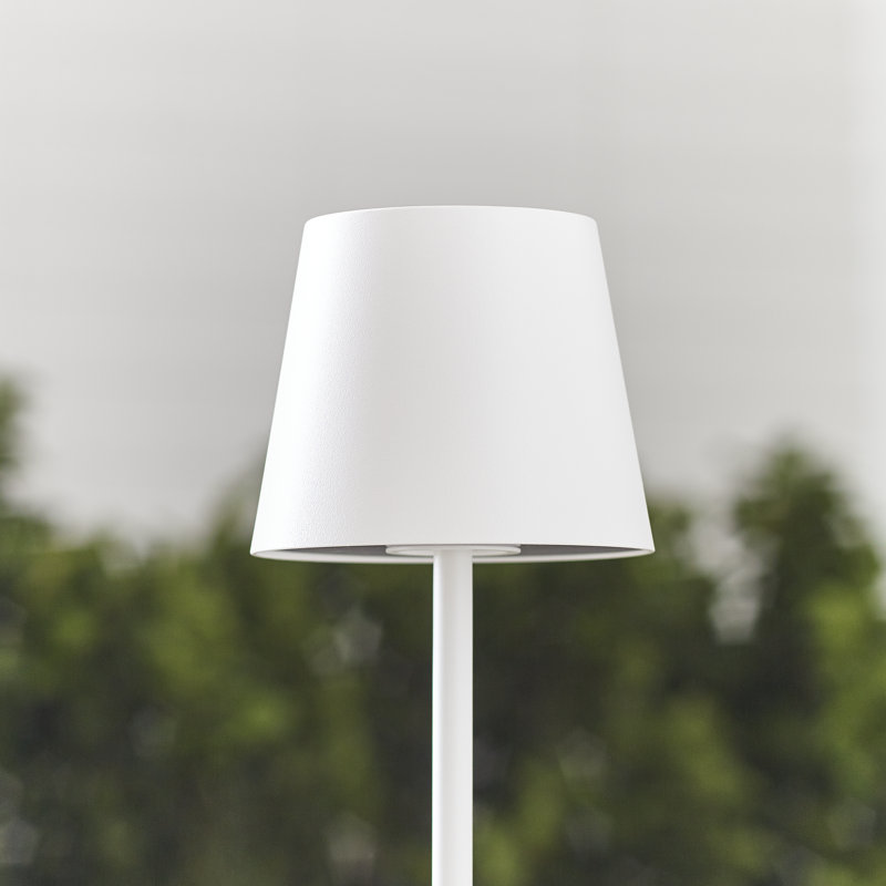 Nevis Accent Rechargeable Table Lamp, Matte White