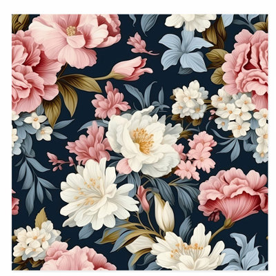 «Floral Dreaming of Flowers VI», reproduction d'art classique sans cadre