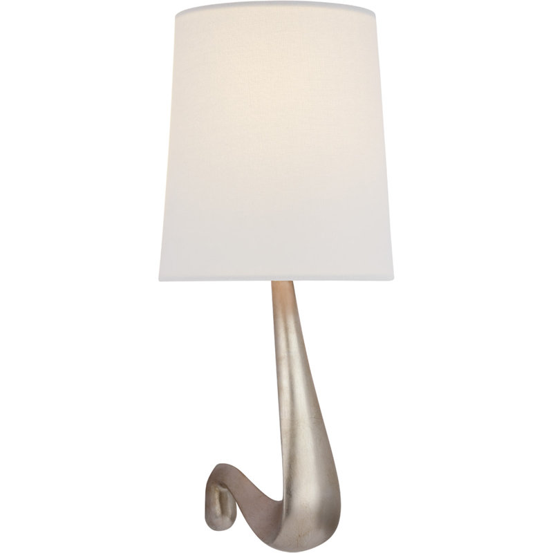 Aerin Gaya Sconce, Plaster White, 27.25" H x 12.25" W x 10.75" D