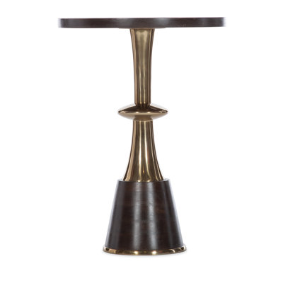 Melange Solid Wood End Table
