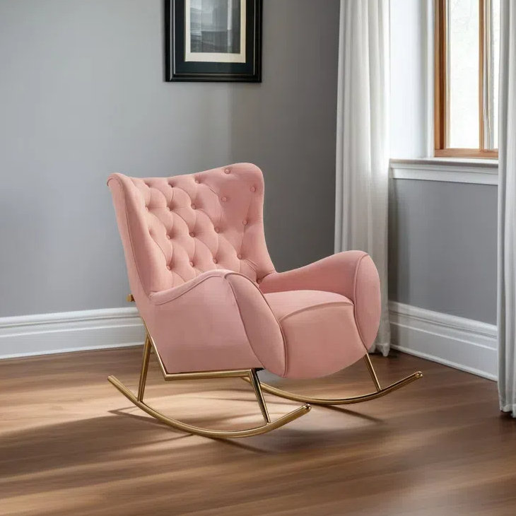 Chaise berçante élégante pour la maison, Rose Sakura