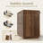 32" 2 Drawer Fluted Lateral File Cabinet,Wood File Storage For Legal/Letter/A4/F4 Files – Home Office Organization-728509046