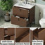 Meuble-lavabo 30 po avec lavabo en céramique-116792525