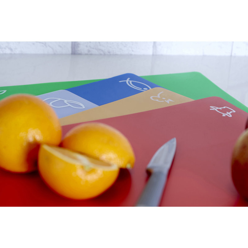 Ahzaria 5-Piece Plastic Chopping Board Set