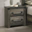 Table de chevet Farmhouse Rustic Grey