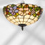 Lily 34cm Tiffany Style Glass Uplight Shade Pendant