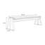 Banc rembourré en bois massif beige-824902463