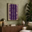 Ornamental Purple Triptych Art Deco - Wrapped Canvas-1637805757-1637805748