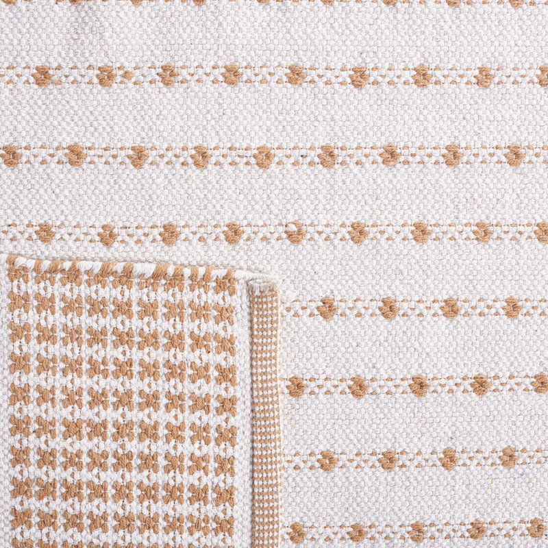 Aitken Flat Weave Cotton Geometric Rug, Rectangle 5' x 8'