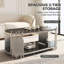 Ensemble moderne et luxueux de table basse et de table d'appoint pour salon ou bureau-1420149901