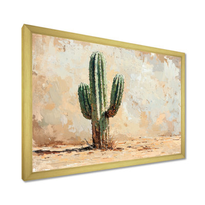 Marth, cactus dans le désert II - cactus, art mural