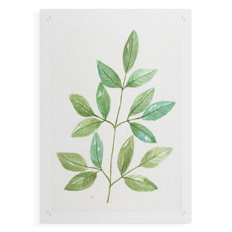 Printemps verts III - Impression sur toile seulement - NON-CADRE, H 48 po x l 32 po
