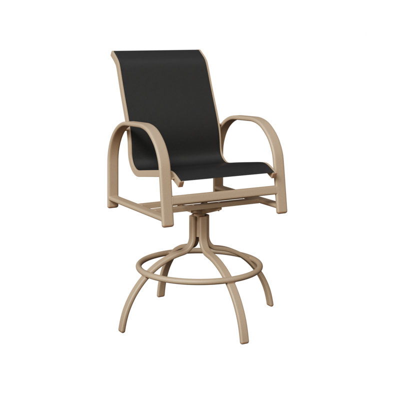 Chaise berçante pivotante Berlin Gardens Murphy Slings, Sahara moucheté, Noir