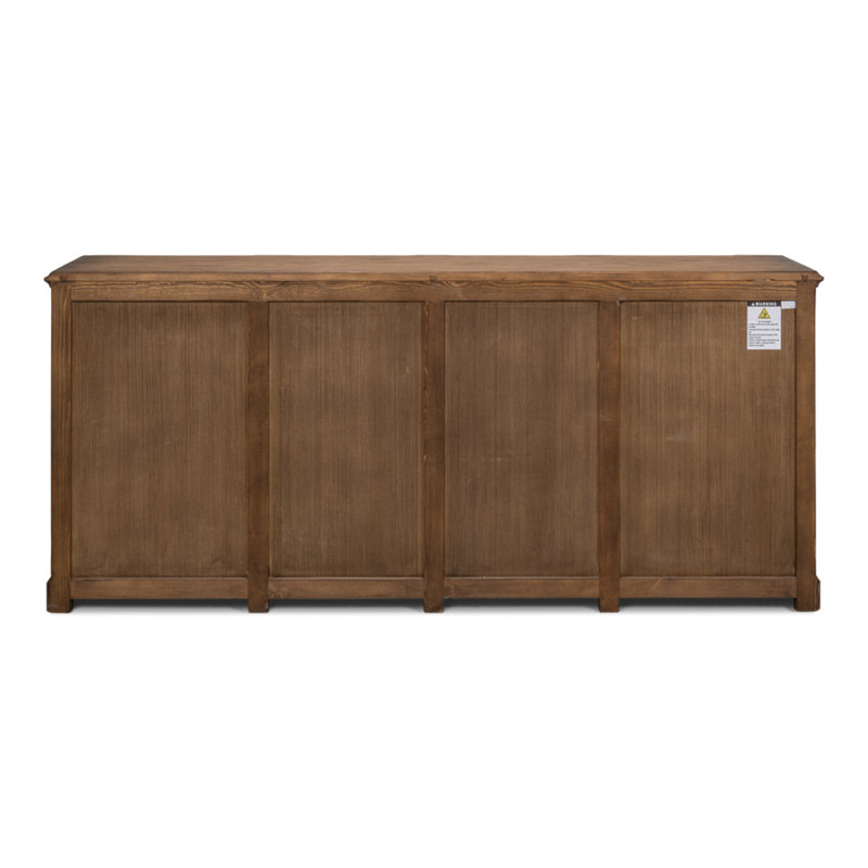 Villefranche Solid Wood Sideboard, Brown