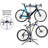 Biggleswafe Steel Adjustable Bike Rack