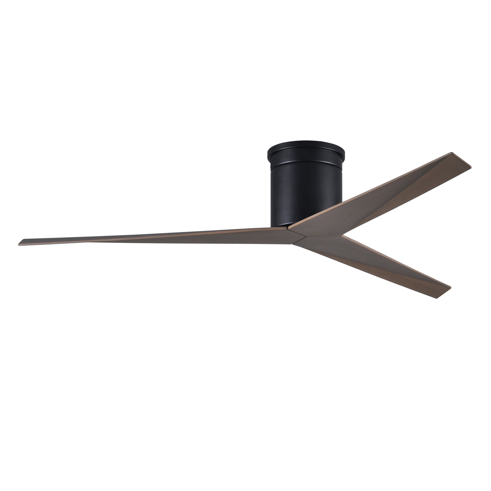 56'' 3 Blade Ceiling Fan, Old Oak Tone, Matte Black