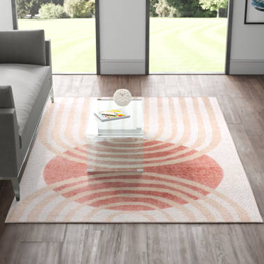 Wrought Studio Shelva Rose/Cream Area Rug & Reviews