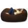 Bean Bag Chair Lounger - Large 6-Foot Shredded Memory Foam Bean Bag Chair - Removable, Machine Washable Microfiber Cover - Cozy 2-Person Breton Brand Sofa Lounger for Reading, Relaxing, and Gaming, in Multiple Colors and Fabrics