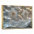 Toile avec cadre flottant or