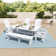 Aleera Rectangular 6 - Person 71" Long Dining Set