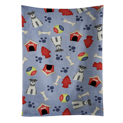 Chiffons à motif schnauzer