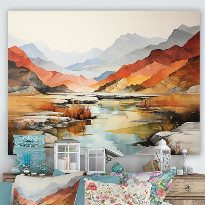 " Canyon Stream Minimalism Charm "