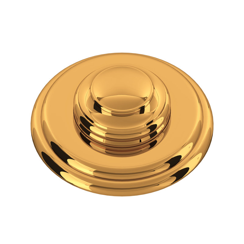 Rohl Waste Disposal Air Switch Button, Italian Brass