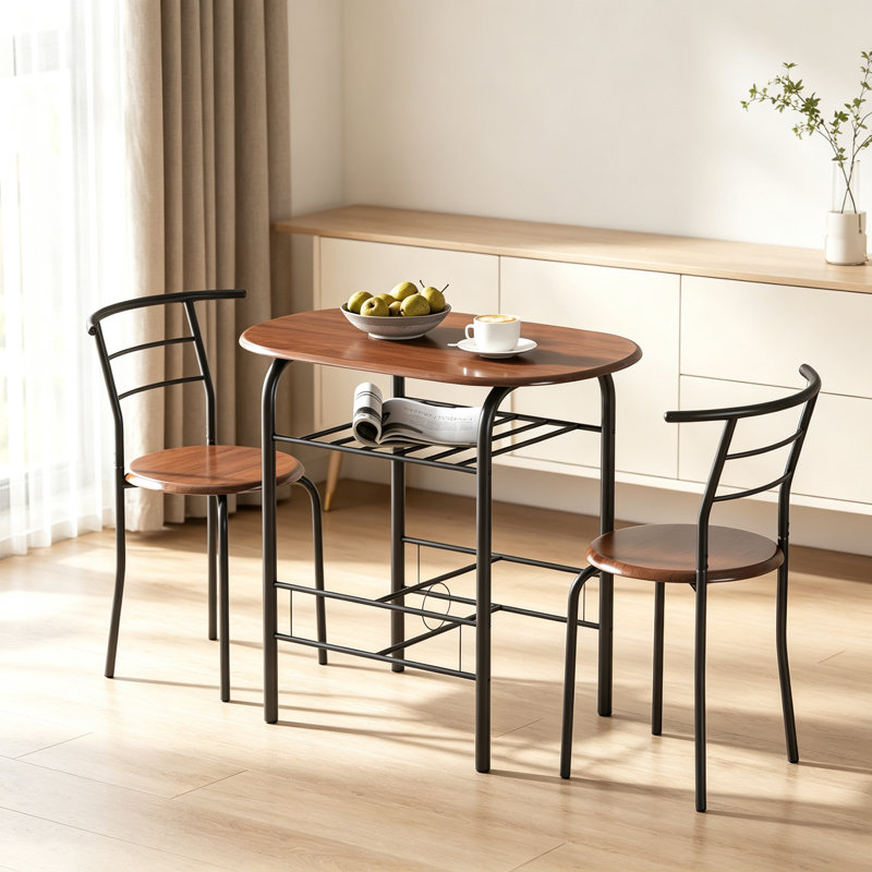 Dining Set, Red Brown