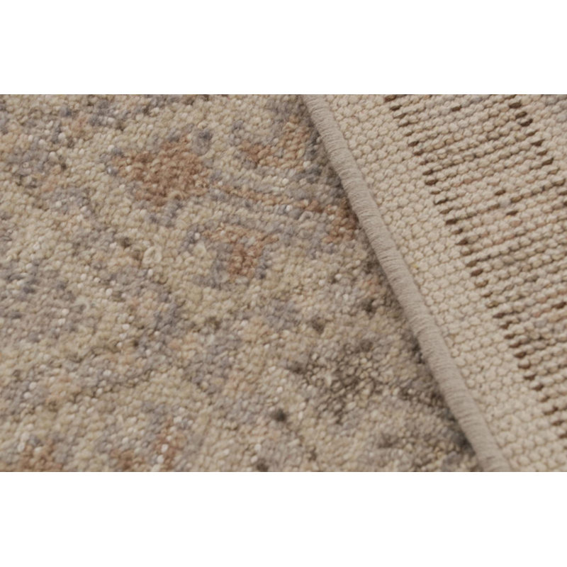 Homage Hand Knotted Wool Geometric Area Rug, Rectangle 6' x 9'