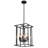 6 - Light Dimmable Lantern Rectangle Chandelier-799061082