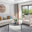 Bjarnhildur Glass Top Single Coffee Table-464392431