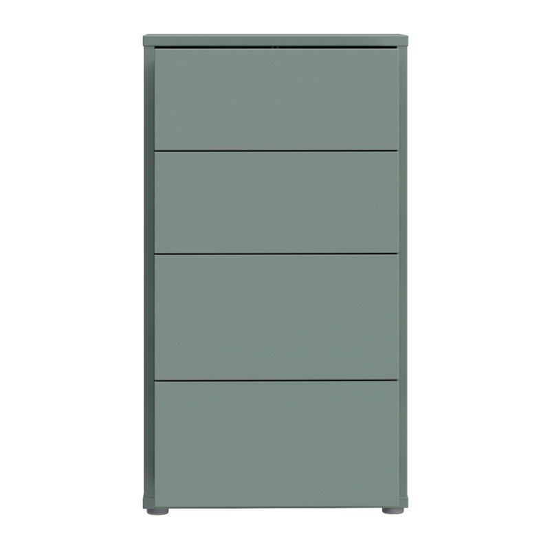Rydar 54.8cm W 4 - Drawer Chest of Drawers, Green