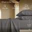 Ensemble de draps 100% satin de coton à densité de tissage 800 fils Threadmill-983968811-983968806