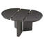 Table de salle à manger ovale extensible avec base piédestal-133410752