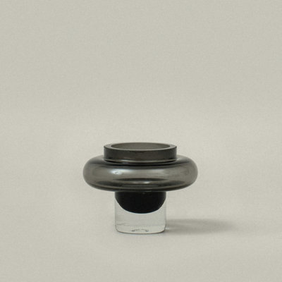 Kandila Tea Light Holder - Smoke Gray