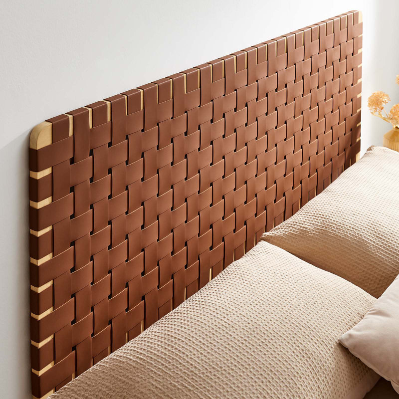 Modway Sparta Solid Wood Headboard, Brown, Queen