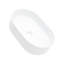 Lavabo vasque en céramique blanche 19,18 x 12,4 pouces - Modern
