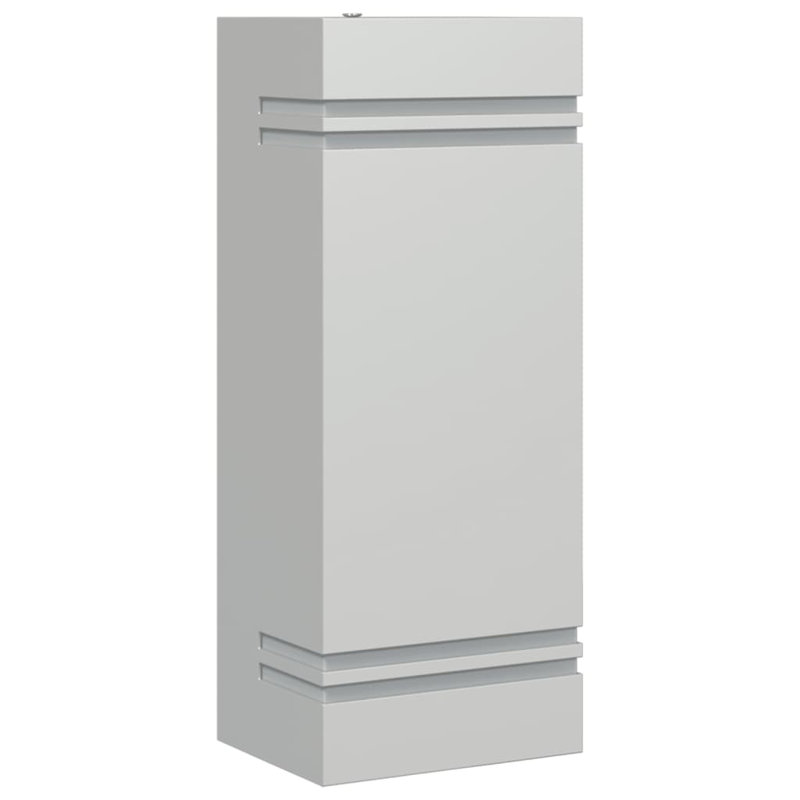 Danavia Plug-in 1 Light Outdoor Wall Light, Silver