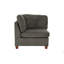 Ensemble de canapé modulaire en chenille gris 6 pièces