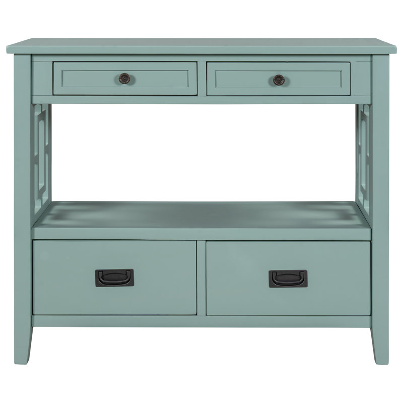 Norfolk 36.02'' Console Table, Green