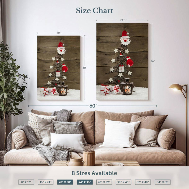 Lelend Simple Christmas Tree, 36" H x 24" W