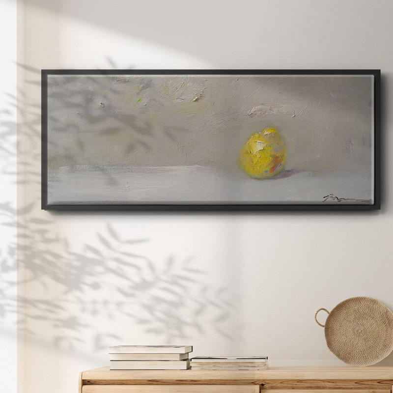 Lime citron - toile encadrée, H 20 po x l 50 po