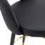 De 2 tabourets de bar rotatifs à 360 °, revêtement en polyuréthane moderne et structure en métal noir, pour une utilisation multiple dans le bureau à domicile, conception ergonomique, chaises faciles à assembler (paire), pieds de siège, espaces variés pour de longues heures,