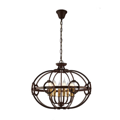 Hennis 8 - Light Geometric Chandelier