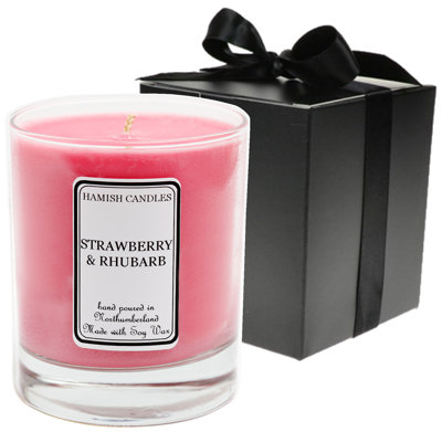 Scented Unscented Flameless Jar Candle with Glass Holder