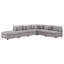 Canapé modulaire rembourré 6 pièces Blydenburgh