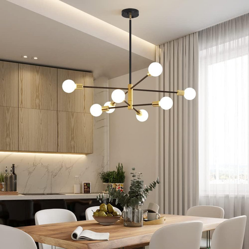 Lopaz 8 - Light LED Sphere Chandelier