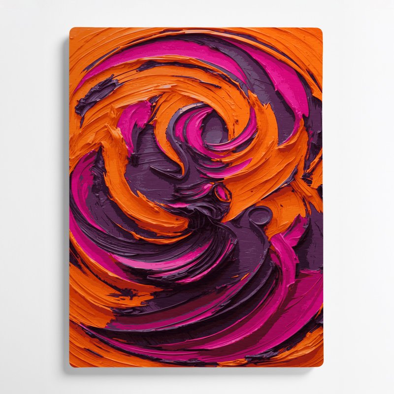 Abstrait art figuratif rouge en métal 36, H 12 po x l 18 po