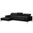 Blagovesta Genuine Semi-Aniline Leather Corner Sofa with Upholstered Frame-500218775-500218773